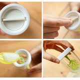 4pcs Seasoning Storage Container Innovative Cute Design Seasoning Shaker Kitchen Spice Jar Set for Home Plant - Side View