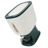 Household Rice Dispenser Large Capacity Automatic Rebound Food Grain Storage Container with Cup Green - Extra Image