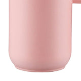 550ml Stainless Steel Double Walled Mugs Leakproof Prevent Scalding Frosted Insulated Coffee Mugs for Home Cafe Office Sakura Pink 550ml - Top-Down View