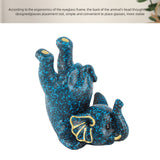Creative Attraction Small Elephant Glasses Shelf Optician Display Shelf Desktop Storage Rack Ornaments