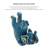 Creative Attraction Small Elephant Glasses Shelf Optician Display Shelf Desktop Storage Rack Ornaments - Close-Up Angle