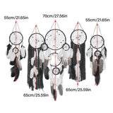 Bedside Dream Catcher Moon and Star Wall Decoration Hanging Decor - Front View
