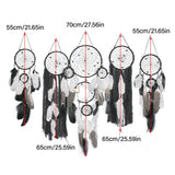 Bedside Dream Catcher Moon and Star Wall Decoration Hanging Decor - Front View