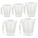 Orchid Flower Pot Breathable Clear Orchid Planting Pot with Holes for Indoor Outdoor