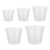 Orchid Flower Pot Breathable Clear Orchid Planting Pot with Holes for Indoor Outdoor