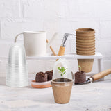 Seedling Cup Biodegradable Planter Pots With Humidity Dome Plant Nursery Pots