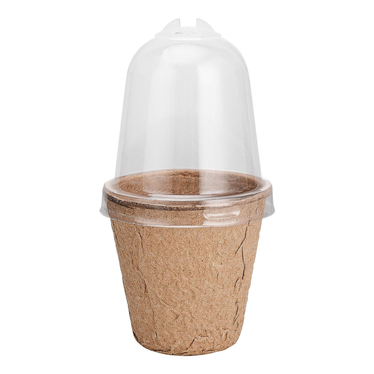 Seedling Cup Biodegradable Planter Pots With Humidity Dome Plant Nursery Pots