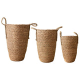 Straw Woven Baskets Vase Ornaments Living Room Flower Arrangements Dried Flowers Wicker Flower Pots - Extra Image