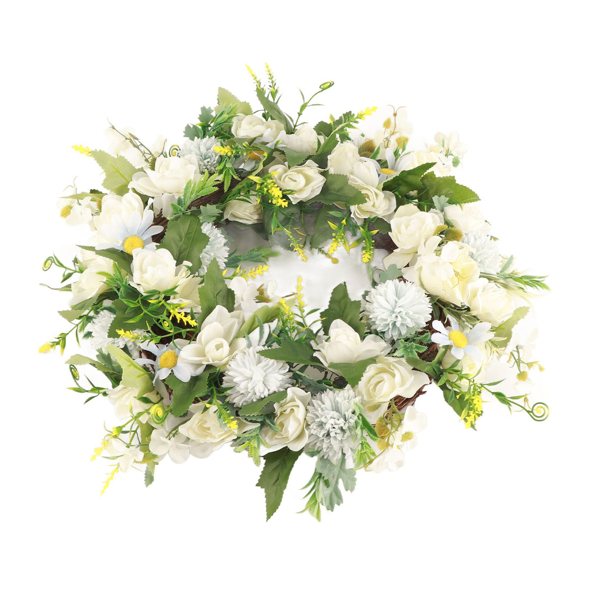 Gardenia Wreath American Holiday Home Decoration Door Hanging