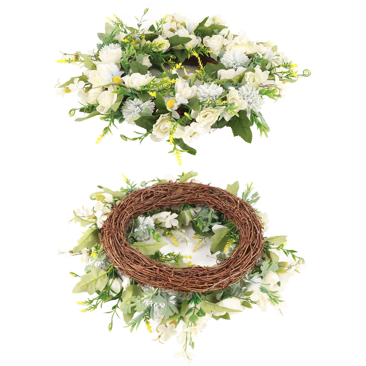 Gardenia Wreath American Holiday Home Decoration Door Hanging