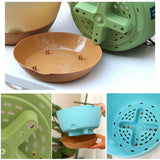 Hanging Double Chain Hanging Basket Planter Home Balcony Indoor Automatic Water Absorbing Basin - Extra Image