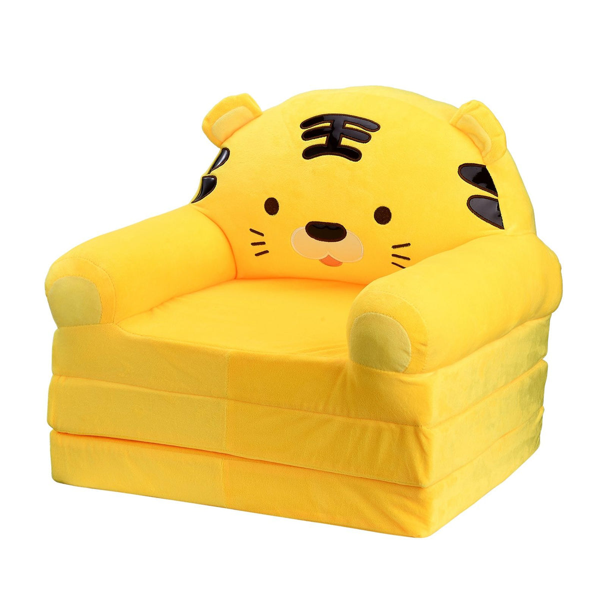 2‑in‑1 Foldable Sofa for Kids Lovely Futon Sofa Children Couch Room Decoration