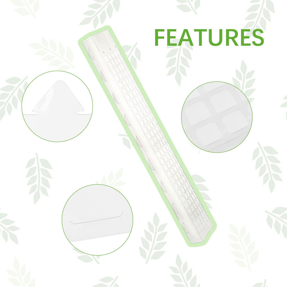 Plant Plastic Moss Pole Moss Supports Climbing Plant Poles Tortoise Back Moss Rod for Plant Posts and Peat