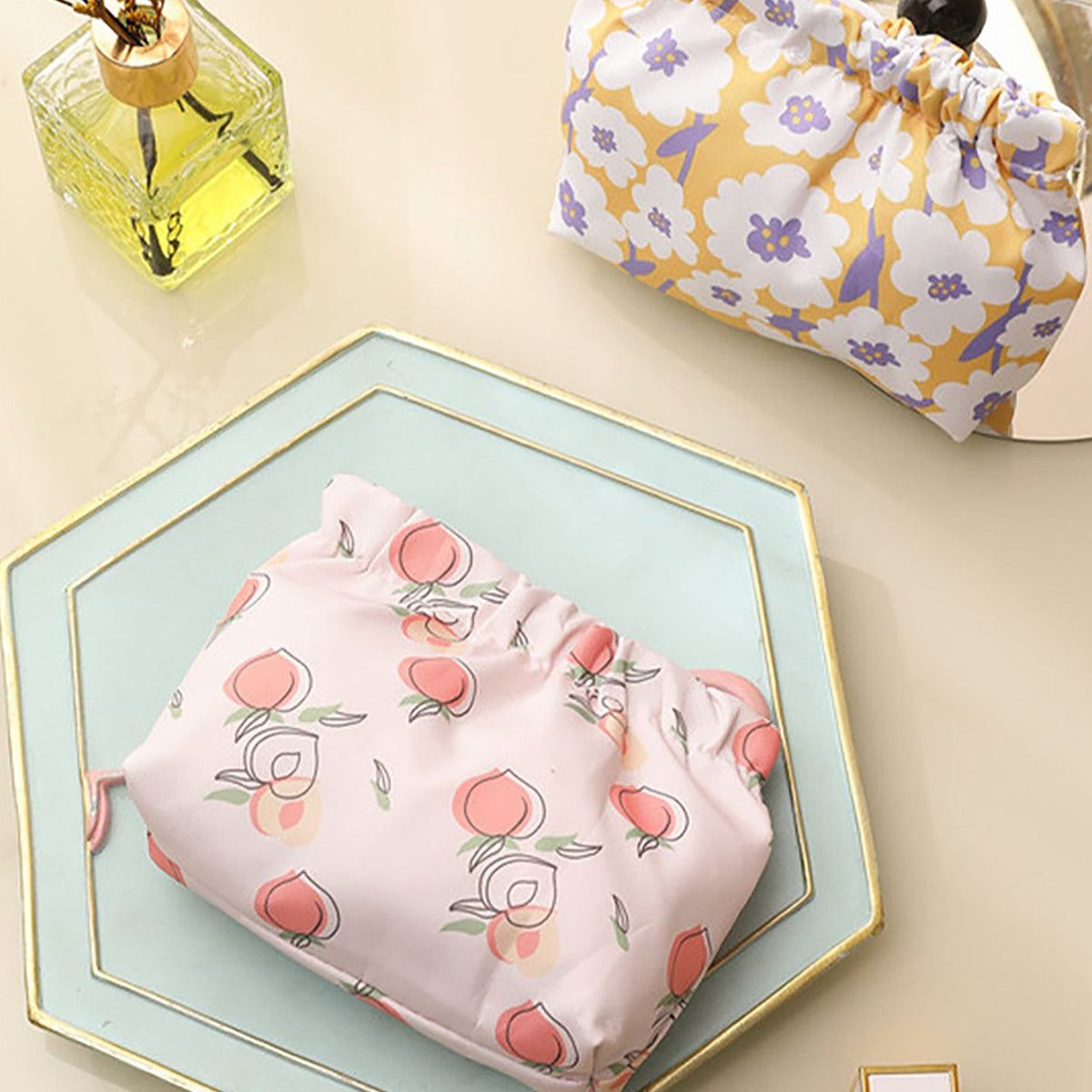 Waterproof Shrapnel Print Storage Bag Mini Makeup Bag Cosmetic Bag