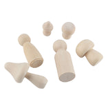 Mini DIY Wood Mushroom Crafts Unpainted Crafts Unfinished Wooden Mushroom