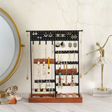 Jewelry Organizer Stand Durable Hanging Jewelry Holder Necklace Bracelet Display Rack for Home