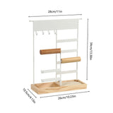 Jewelry Organizer Stand Durable Hanging Jewelry Holder Necklace Bracelet Display Rack for Home