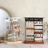 Jewelry Organizer Stand Durable Hanging Jewelry Holder Necklace Bracelet Display Rack for Home
