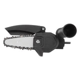 Hand Drill to Chainsaw Converter Portable Mini Electric Saw Adapter Set with Handle and Chain - Side View