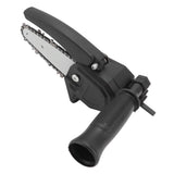 Hand Drill to Chainsaw Converter Portable Mini Electric Saw Adapter Set with Handle and Chain - Rear View