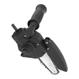 Hand Drill to Chainsaw Converter Portable Mini Electric Saw Adapter Set with Handle and Chain