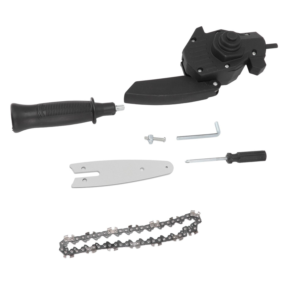 Hand Drill to Chainsaw Converter Portable Mini Electric Saw Adapter Set with Handle and Chain