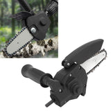 Hand Drill to Chainsaw Converter Portable Mini Electric Saw Adapter Set with Handle and Chain - Extra Image