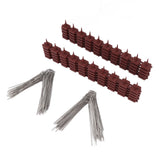 Bird Spikes 15 Feet Stainless Steel Pigeon Deterrent Spikes for Fence Roof Mailbox Window SK430 (4+2)