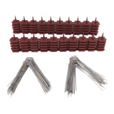 Bird Spikes 15 Feet Stainless Steel Pigeon Deterrent Spikes for Fence Roof Mailbox Window SK430 (4+2) - 45-Degree Angle
