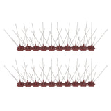 Bird Spikes 15 Feet Stainless Steel Pigeon Deterrent Spikes for Fence Roof Mailbox Window SK430 (4+2)