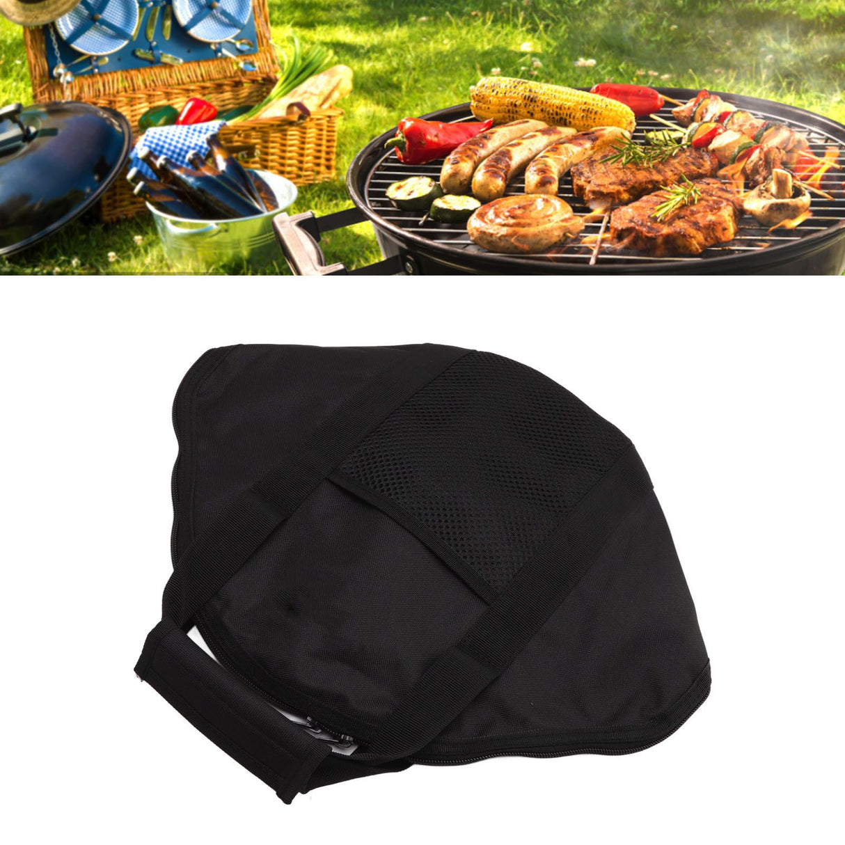 Frying Pan Bag Case Oxford Grill Plate Carry Portable Outdoor BBQ Tool Beach Picnic Accessories Small