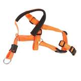 Dog Head Collar Breathable Dog Head Harness Dog Mouth Cover with Adjustable Strap for Outdoor Orange XL