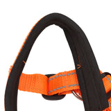 Dog Head Collar Breathable Dog Head Harness Dog Mouth Cover with Adjustable Strap for Outdoor Orange XL - Extra Image