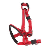 Dog Head Collar Breathable Dog Head Harness Dog Mouth Cover with Adjustable Strap for Outdoor Red L - Top-Down View