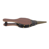 Wood Bellows 15.0 X 5in Fireplace Bellows Manual Air Blower Fireplace Tools with Hanging Strap for Outdoor Camping BBQ