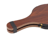 Wood Bellows 15.0 X 5in Fireplace Bellows Manual Air Blower Fireplace Tools with Hanging Strap for Outdoor Camping BBQ