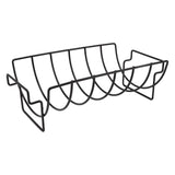 Rib Rack Non Stick Coated Chicken Steak Roasting Stand Barbecue Tool Beef Ribs Grill - Top-Down View