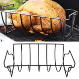 Rib Rack Non Stick Coated Chicken Steak Roasting Stand Barbecue Tool Beef Ribs Grill