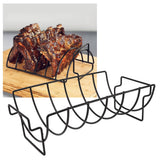 Rib Rack Non Stick Coated Chicken Steak Roasting Stand Barbecue Tool Beef Ribs Grill