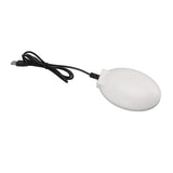Bird Bath Deicer Thermostatically Controlled Winter Birdbath Water Heater for Outdoor Garden Courtyard White - Top-Down View