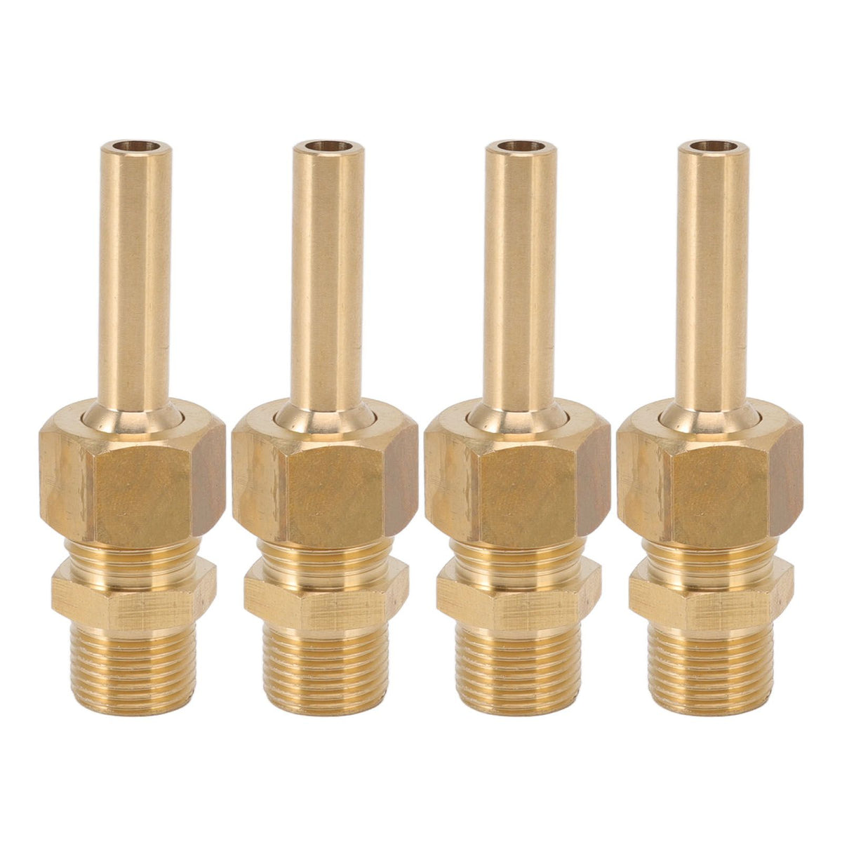 4 PCS Water Fountain Nozzles Pure Copper Large Hexagonal Direct Jet Nozzle Waterscape Single Nozzle Male Thread G3/8