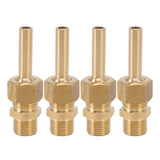 4 PCS Water Fountain Nozzles Pure Copper Large Hexagonal Direct Jet Nozzle Waterscape Single Nozzle Male Thread G3/8