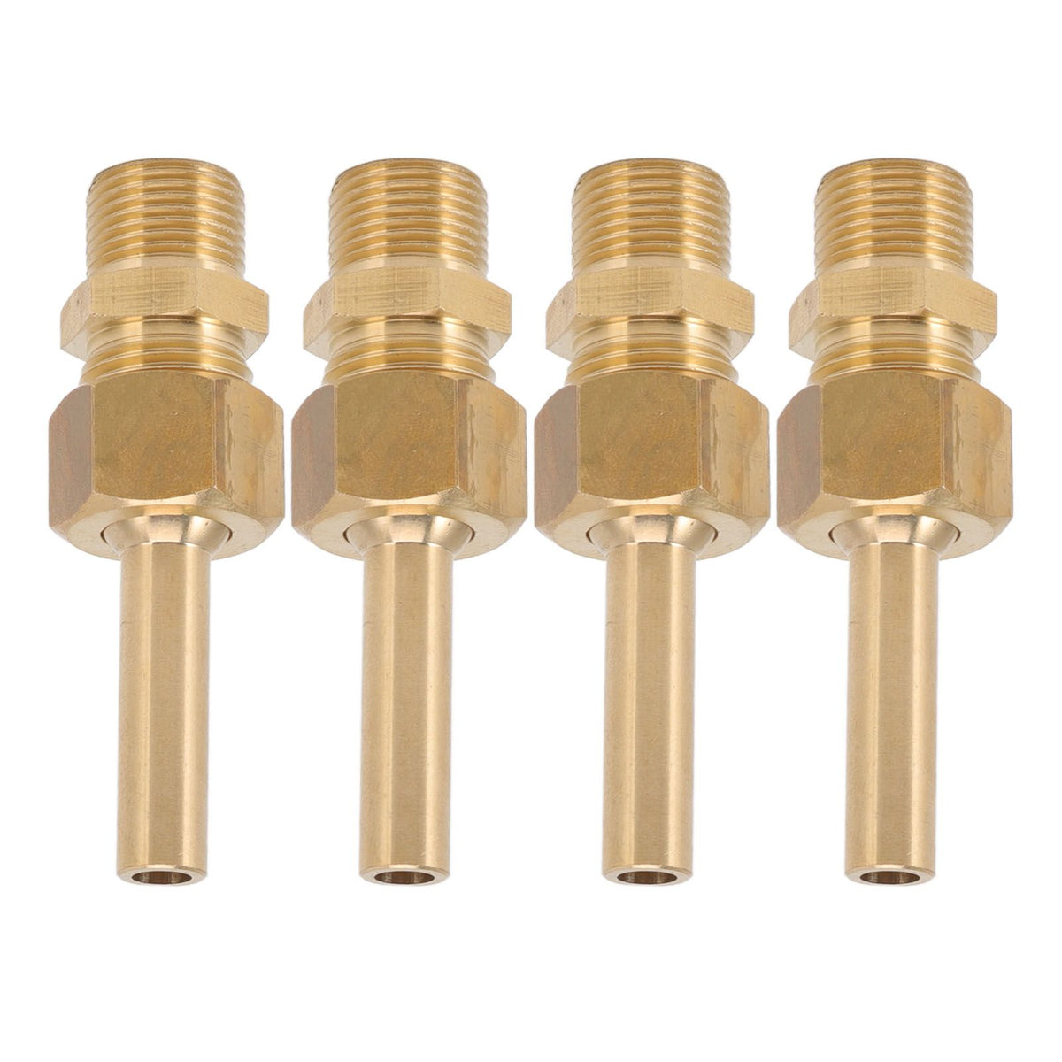 4 PCS Water Fountain Nozzles Pure Copper Large Hexagonal Direct Jet Nozzle Waterscape Single Nozzle Male Thread G3/8