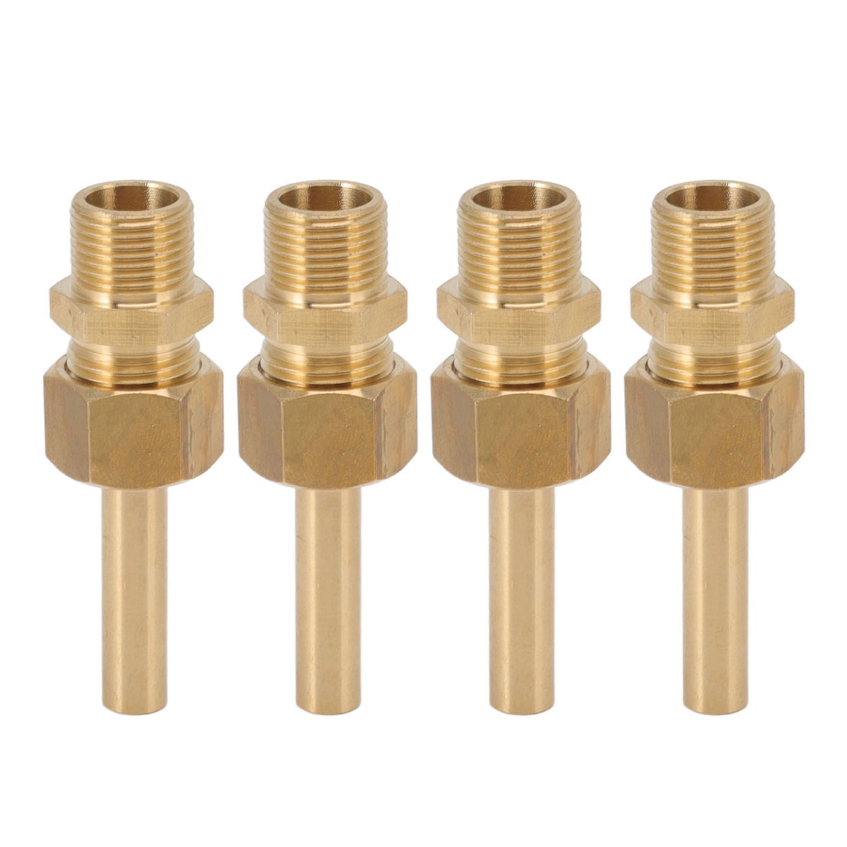 4 PCS Water Fountain Nozzles Pure Copper Large Hexagonal Direct Jet Nozzle Waterscape Single Nozzle Male Thread G3/8