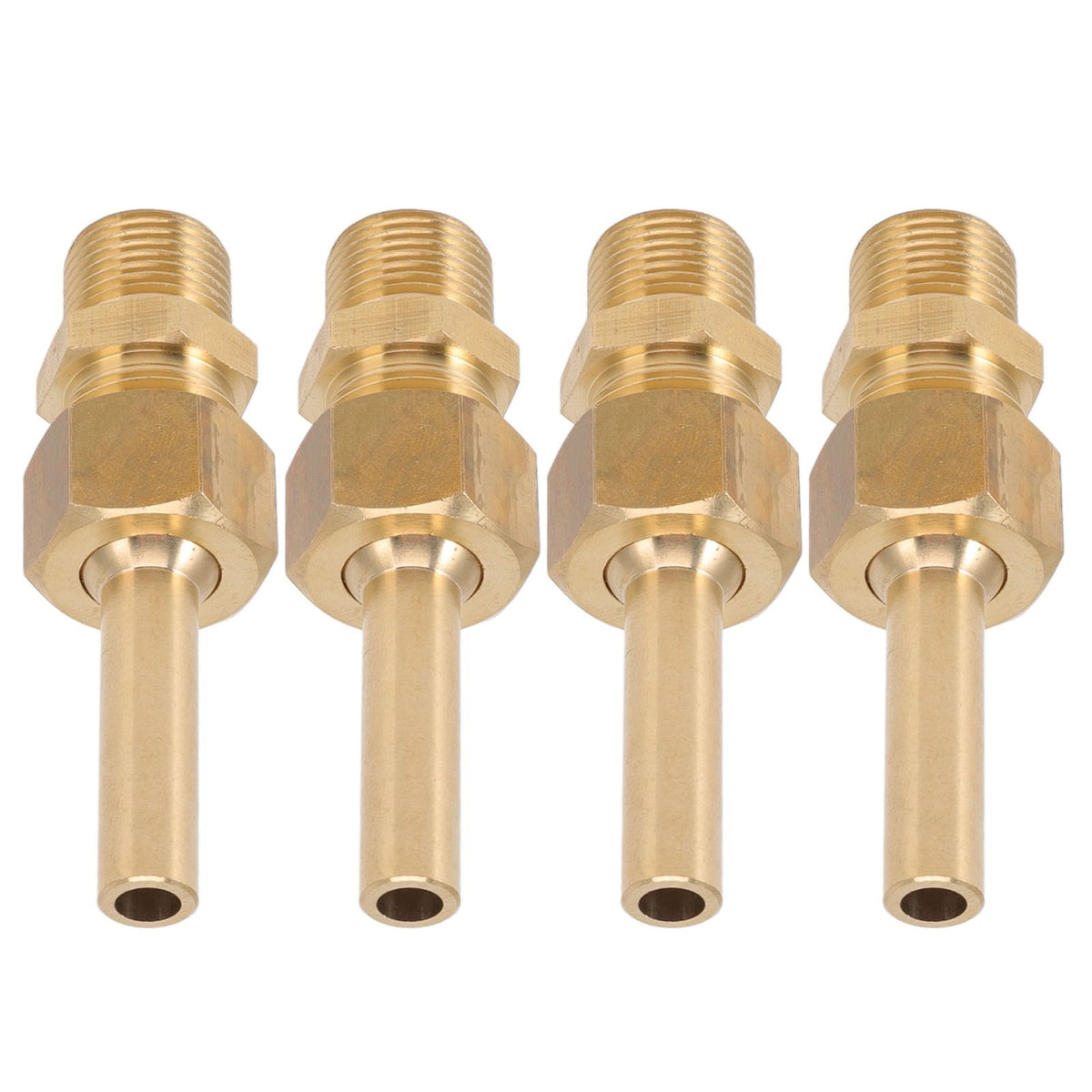4 PCS Water Fountain Nozzles Pure Copper Large Hexagonal Direct Jet Nozzle Waterscape Single Nozzle Male Thread G3/8