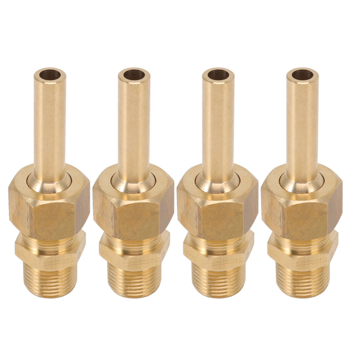 4 PCS Water Fountain Nozzles Pure Copper Large Hexagonal Direct Jet Nozzle Waterscape Single Nozzle Male Thread G3/8