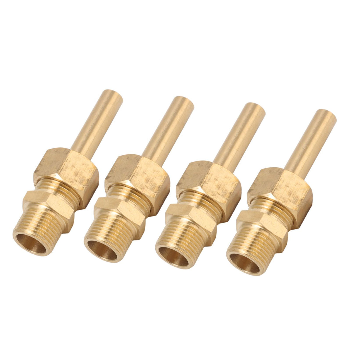 4 PCS Water Fountain Nozzles Pure Copper Large Hexagonal Direct Jet Nozzle Waterscape Single Nozzle Male Thread G3/8