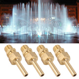 4 PCS Water Fountain Nozzles Pure Copper Large Hexagonal Direct Jet Nozzle Waterscape Single Nozzle Male Thread G3/8 - Extra Image