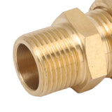 4 PCS Water Fountain Nozzles Pure Copper Large Hexagonal Direct Jet Nozzle Waterscape Single Nozzle Male Thread G3/8 - Extra Image