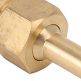 4 PCS Water Fountain Nozzles Pure Copper Large Hexagonal Direct Jet Nozzle Waterscape Single Nozzle Male Thread G3/8 - Extra Image